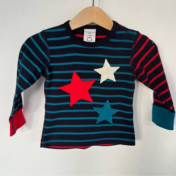 Polarn O. Pyret Stars & Stripes Outfit: Size 6-9M (74 cm) - Picture 3 of 13
